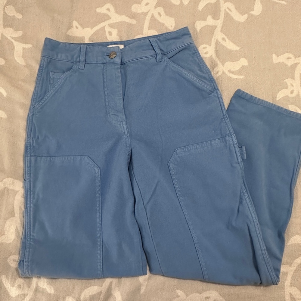 Wilfred Free Sky Blue cargo pants aritzia